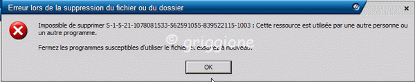 dossier cache