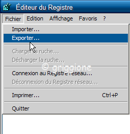 sauvegarde BdR