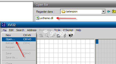 ouverture fichier